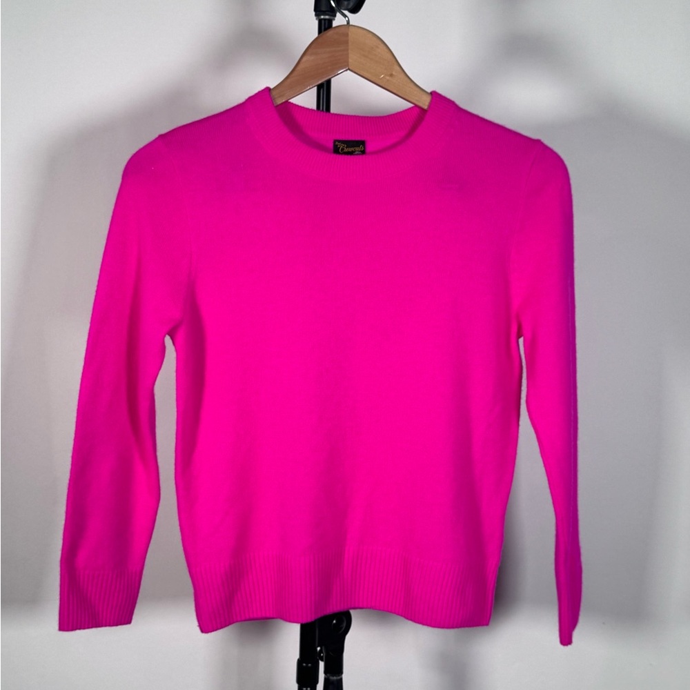 NWOT JCrew Kids' cashmere crewneck sweater L (10/11)